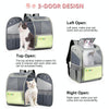 FUNADD Foldable Pet Backpack Carrier, Breathable, Yellow