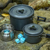 AOTU AT6387 Outdoor Portable Camping Windproof Alcohol Stove with Cover