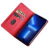 For Samsung Galaxy S25 5G Skin Feel Magnetic Leather Phone Case(Red)