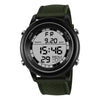 SANDA  411 Multifunctional Wports Watch Male Youth Fashion Model Male Waterproof Student Electronic Watch(Green)