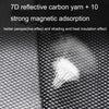 Car Sunshade Magnetic Iron Reflective Mesh Gauze Sunscreen Heat Insulation Sunshade Baffle(Front Window Driving)