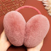 Winter Women Cute Earmuffs Soft Fluffy Warm Earmuffs Adult Children Students Ear Warmer, Size: 14cm Small(Pink)