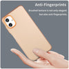For Samsung Galaxy A06 4G Frosted Translucent TPU Hybrid PC Full Coverage Phone Case(Orange)