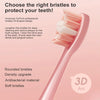 Original Lenovo B002.1-C2 USB Charging Wireless Sonic Electric Toothbrush with 5 Antibacterial Brush Heads, Luxury Version(Pink)