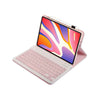 For Huawei MatePad SE 11 2024 AH21 Ultra-thin Detachable Bluetooth Keyboard Leather Tablet Case(Pink White)