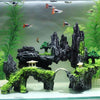 Stone Fish Tank Landscape Simulation Resin Aquarium Decorative Ornament, Style: Small Rockery