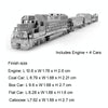 3D Metal Assembly Model Train Drilling Cruise DIY Puzzle, Style:  Train Set