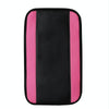 32x19cm PU Carbon Fiber Leather Central Armrest Box Cover Anti-slip Pad(Pink)