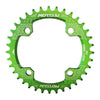 MOTSUV Narrow Wide Chainring MTB  Bicycle 104BCD Tooth Plate Parts(Green)