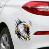 Tear Eagle 3D Car Sticker Scratch Covering Body Pull Flower Sticker, Style: Left (28.5x38cm)