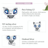 S925 Sterling Silver Lively Little Fox Beads DIY Bracelet Necklace Accessories