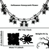 3m Halloween Honeycomb Garland Pendant Spider Bat Party Flag Scene Layout Props(Spider)