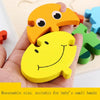 5 PCS Wooden Cartoon Animal Puzzle Early Education Small Jigsaw Puzzle Building Block Toy For Children(Aircraft)