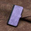 For Samsung Galaxy A36 5G Side Buckle Double Fold Hand Strap Leather Phone Case(Purple)