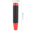 Metal Leather Long Column Car Shift Knob, Size: 18x3.3cm (Red)