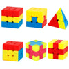 2 PCS Third-order Solid Color Puzzle Early Education Magic Cube Toy, Style: Little Red Riding Hood