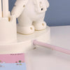 T509 Astronaut Pen Holder Desk Lamp with Pencil Sharpener Function(Pink)