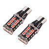 2 PCS T15 3W Red Light 300LM SMD 2835 LED Car Rear Fog Lamp / Backup Light for Vehicles, DC 12V