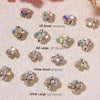 20 PCS Nail Jewelry Stacked Diamond Nail Sticker Accessories(H524 Large AB)