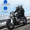 Motorcycle Helmet Call Music Navigation Bluetooth Headset, Color: Red(Hard Pipe Microphone)