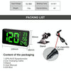6.2" HUD GPS Head-Up Display Speedometer - Car Speed Alarm - Black