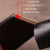 120cm Men Leather Pin Buckle Belt Retro Lacquered CowhideWaist Band(ZK-032 Black)