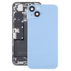 iPhone 14 Glass Back Cover with Holder (Blue)