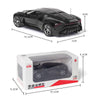 1:32 Alloy Sports Car Model With Sound And Light Boy Toy Car Decoration(Bright Black)