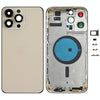 iPhone 14 Pro Max Back Cover Gold - Card Tray & Side Keys