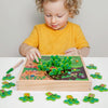 Children Pastoral Plucking Radish Catching Insects Game For Babies Early Education Wooden Toys(Farm)