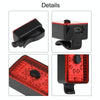 WEST BIKING Bike USB Warning Tail Light Night Riding Helmet Light(Red)