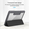 For iPad Pro 10.5 Mutural Horizontal Flip PC + TPU + PU Leather Case with Holder & Pen Slot(Black)