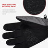 Boodun Five-Finger Ski Gloves Windproof Waterproof Finger Touch Screen Keep Warm Gloves, Size: S(Black)