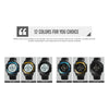 SKMEI 1731 Triplicate Round Dial LED Dual Time Digital Display Luminous Electronic Watch(Gold and Black)