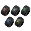 2 PCS Motorcycle Electric Car Modified Accessories Headlight Speaker Over-Car Light Spot Fire Light Multi-Function Self-Locking Switch(Yellow Light)