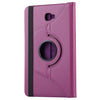 For Galaxy Tab A 10.1 / T580 Litchi Texture Horizontal Flip 360 Degrees Rotation Leather Case with Holder(Purple)