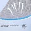 3 Pairs Increased Insole Full Mat EVA Sports Breathable Comfort Increased Pads for Men and Women, Size: 36(Gray 3.5cm)