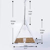 Acrylic Bird Cage, Transparent Triangle Feeder, Small Birds