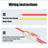 10 PCS Multi-Function Branch Wire Butt Copper Wire Quick Connection Terminal, Model: F13 Orange Handle One in Three Out