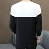 Long Sleeve Crew Neck Printed SweaterShirt Bottoming Shirt, Size: M(Black)