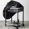 Square BBQ Grill Protective Rain and Dust Protection Cover, Size: 68x68x72cm (Black)