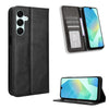 For Samsung Galaxy A16 5G Magnetic Buckle Retro Texture Leather Phone Case(Black)