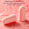 60pcs /Box Memory Foam Earplugs Student Dormitory Sleeping Noise Reduction Soundproof Earplugs(Pink)