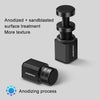 COOLMOON Graphics Card Stand Desktop Computer Graphics Card Vertical Top Support Bracket Screw Telescopic Support Rods, Adjustable Height: 2.8-5cm (Black)