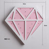 Diamond Shape LED Night Light Decoration Pendant(White)