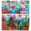 Halloween Dinosaur Inflatable Clothes Polyester 3D Cartoon Doll Clothing, Size:M(120-140cm)(Red Dinosaur)