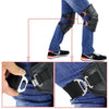 1 Pair Leather Wool Motorcycle Kneepad Windproof Warming Knee Pads Legs Protector Thickening Cold-Proof