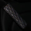 Glitter Car Seat Belt Cover Shoulder Pads Car Accessories 6.5x23cm(Black)