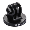 PULUZ 1/4 inch Screw Hole Tripod Mount CNC Adapter for GoPro, Insta360, DJI and Other Action Cameras(Black)
