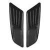 HD-713 1 Pair Car Hood Decorative Stickers Fender Air Vents Sticker(Black)